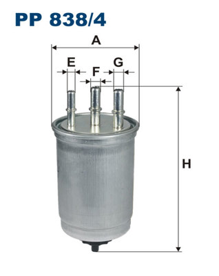 FILTRON PP 838/4 Yakıt Filitresi 2T149155BE