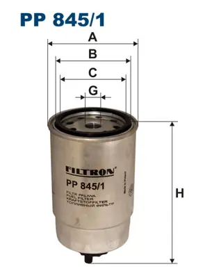 FILTRON PP 845/1 Yakıt Filitresi 813024