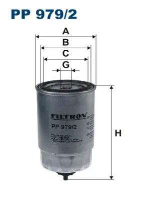 FILTRON PP 979/2 Yakıt Filitresi 319224H001
