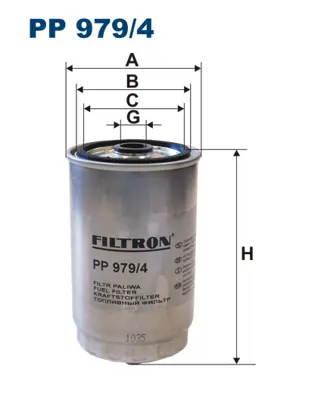 FILTRON PP 979/4 Yakıt Filitresi 319222B900