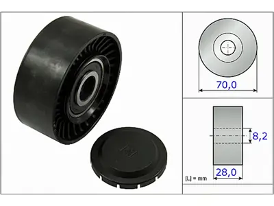 INA 532 0468 10 V Kayıs Gergi Rulmanı 03G145276