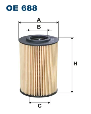 FILTRON OE 688 Yag Filitresi 03L115562