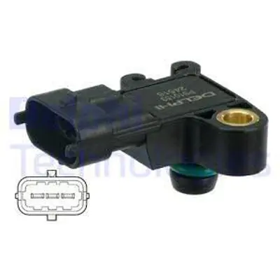 DELPHI PS10153 Map Sensoru Astra J Insıgnıa  Mokka Corsa D Corsa E Merıva B Zafıra C A14net A16let 1238269