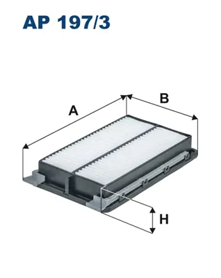 FILTRON AP197/3 Hava Filitresi Hyundaı Tucson Dızel 2015-> Kıa Sportage Dızel 2015-> 