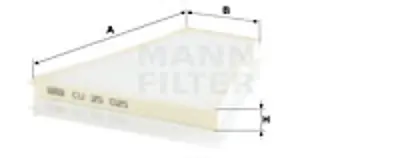 MANN FILTER CU 25 025 Polen Fıltresı A2238301400 2238301400