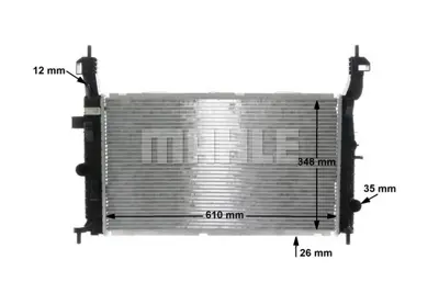 BEHR MAHLE CR 1499 000S Su Radyatörü 1300254 13130042 13130038 1300255 130025513130042 1313042 130025413130038 63087A 63087 RA0200920