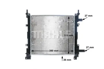 BEHR MAHLE CR 382 000S Su Radyatörü 97KB8005AF 1197734 1212200 1025533 1030210 1056616 1098775 97K68005CA 97KB8005CA 97KB8005EA