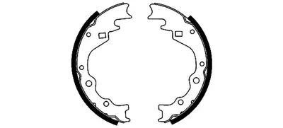 BSG 44-205-001 Fren Balatası Arka K7242638Z S0YL2638Z K70Y2638Z S08326310A K72A2638Z NK72A2638Z SA9426210 SA9426210A K7102638Z K0BL12638Z