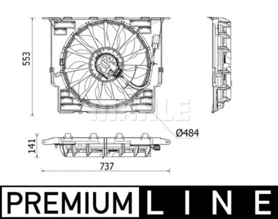 BEHR MAHLE CFF 543 000P Klima Fan Motoru 17428472266 17428590049 8472266 8590049