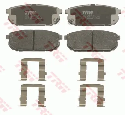 TRW GDB3344 Arka Fren Balatası Kıa Sorento 03-10 583023EE00 583023ED01 583023ED00 583023E001 583023ED02BR 3ED00583021 2810055010 58101M2A02 58101M2A04 583023ED02