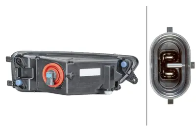 HELLA 1ND 012 755-111 Sıs Farı Sol 2H6941699A 2H6941699B