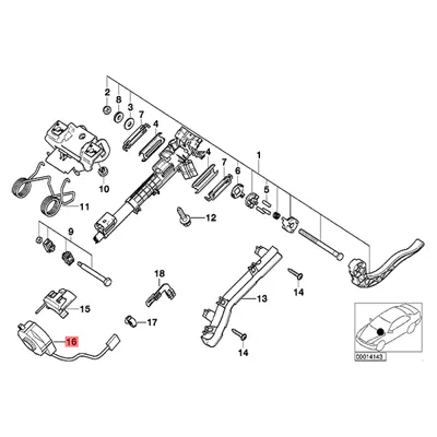 BMW 32306793632 Direksiyon Açı Sensörü 32306793632