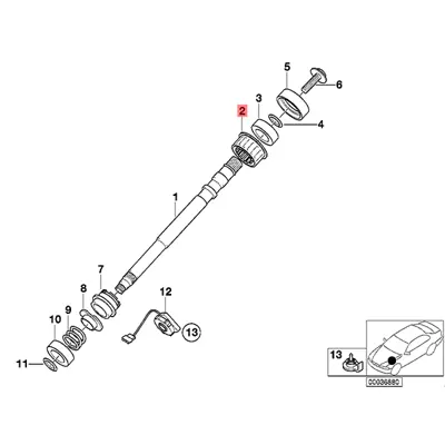 BMW 32311158835 Direksiyon Bilyası 32311158835