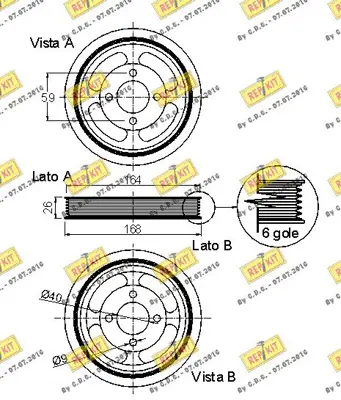 ITHAL 96440413 Krank Kasnağı Captıva Antara       