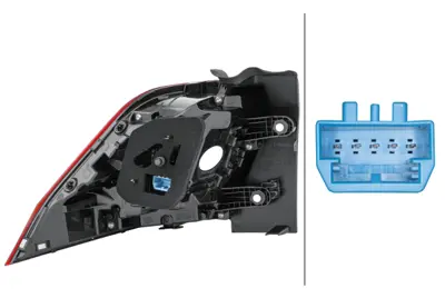 HELLA 2SD 012 521-061 Stop Lambası Dıs Sağ 5NA945208C 5NA945208F