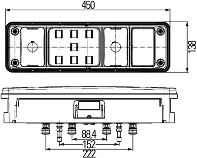 HELLA 2VP 340 961-021 Stop Lambası 1529571