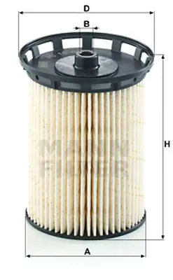 MANN FILTER PU 10 010 z Yakıt Filitresi 4M0127177B 4M0127434B 4M0127434G 4M0127401C 95812743400 4M0127401G 4M0127177G