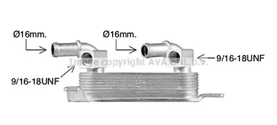 ITHAL GP.1302170 şanzıman Yağ Soğutucu Komple (Af 13 Otş)  Cor.D A 1.2-1.4 X GP.1302170