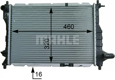 KALE 345890 Motor Su Radyatoru Matız Spark 0,8 1,0 2005> 