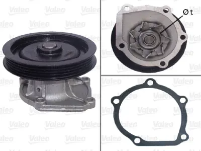 GSP WP900058 Devirdaim Toyota Corolla Kasnaksız 1.3 12v 1988-1998 (1e 2e) 1611019055 1611019065 1611019095 1611019105 1611019106 1611019107 1610019126 1610010011 1610019245 1610019195A