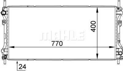 BEHR MAHLE CR 1143 000S Su Radyatörü YC1H8005FE YC1H8005JA YC1H8005JC 1C1H8005FD 1C1H8005FE 1C1H8005JA 1C1H8005JC 4104717 4156969 1C1H8005JB