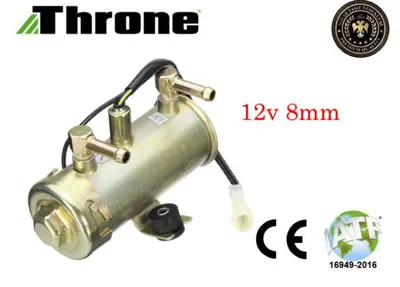 ACHR 60201208 Yakıt Pompası Unıversal Jeneratör,İş Makinası Aktarım Pompa   12v 8mm 90100l/H 
