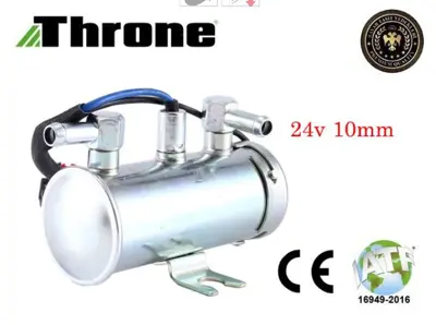 ACHR 60201971 Yakıt Pompası Unıversal, Jeneratör İş Makinası  İsuzu Araçlar 24v 10mm 100-120l/H 