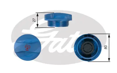 DAYCO DRC035 Radyatör Yedek Su Depo Kapağı 1J0121321B