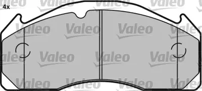 BESER 3845 On Fren Balata Volvo Fh12 (02 ) 3095396 1078439 20931343 20768092 20918891 20932682 27068092 21088907 209313430 3093596