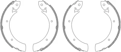 BRAXIS AC0021 Arka Fren Balatası Kampana H100 Mınıbus Kamyonet 94-05 Musso 96-> Korando 96-> Actyon 05-> Kyron 05- 7701204638 7701204639 7701205915 7701205917 4833005000 5830534A10 5830544A00 5830544A10 5830544A40 1551318
