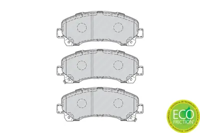 FERODO FDB4299 On Fren Balatası Isuzu Dmax 2,4 2,5 3.0 2008> 52129019 94770229 4425052010 4420052010