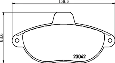 GRAP 93799 On Fren Balatası Jumpy Scudo Expert Dw8b (Fıslı) 00> P806 Evasıon 1,8 8v 425125 425126 425150 425151 425454 E172050 71711135 71770986 77362238 77365928
