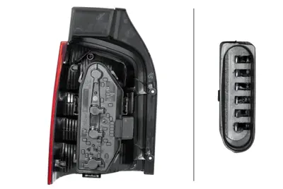 PLEKSAN 5100 Stop Lambası Sağ Transporter T5 Sarı Sınyallı 03 09 Duysuz 7E0945096 7H0945096 7H0945096A 7H0945096D 7H0945096G 7H0945096J 7H0945096F 7H0945096K 7E0945096D 7H0945096B