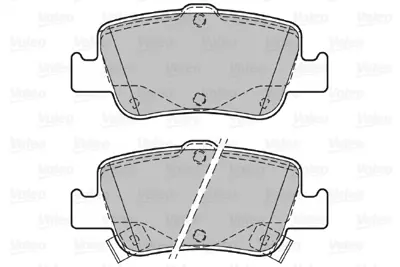 VALEO 670377 Fren Balatası Arka Toyota  Aurıs 1.4 D4d 1.6 07-> Corolla 1.4 D4d 1.6 07-12 446602280 446602300 446602290 446602291 4466YZZE3 446602190 446602182 446602181 446602180 446602170