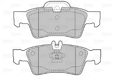 VALEO 670637 Fren Balatası Arka W203 04>07 S203 04>07 C209 06>09 A209 04>05 C219 04>10 C218 11>17 W211 03>08 34205120 54207920 54209320 4230230 4231012 44204420 4420442067 54209420 64200120 74201020