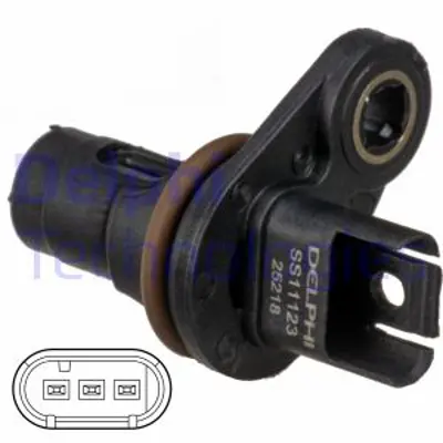 DELPHI SS11123 Eksantrik Sensoru Bmw E81 82 88 87 F20 E90 E92 E93 F30 F80 F45 F46 F22 F87 F32 F36 E60 F10 F07 X1 X5 13627525014 13627546660 12728523317 13627558518 13627594040 13627633958 7525014 7546660 7558518 7594040