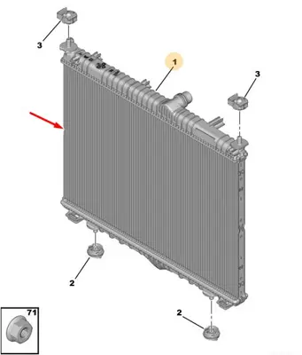 PSA 9825333380 Su Radyatr 9825333380