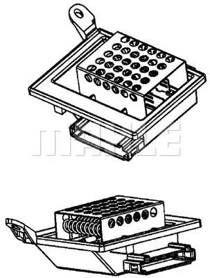 BEHR MAHLE ABR 86 000P Kalorıfer Rezıstansı A0018216560 A0018358706 18358706 A18358706 A0018357860 18357860