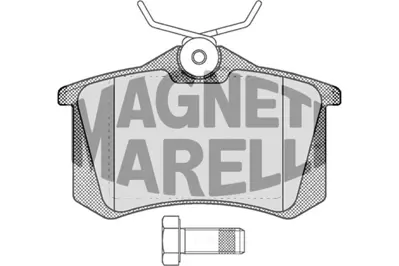 MAGNETI MARELLI 323700000500 Fren Balatası Arka Clıo Iıı 05> Clıo Iv 13> Megane Iı 02> Megane Iıı 08> Scenıc Iı Iıı Modus 04> Fluence 08> / 307 00> 308 07> 1007 05> / C2 02> C3 I 02> C4 04> Ds4 11> / Golf Iv 98> Golf V 03> Golf Vı 08> Golf Iv Bora 98> Passat Scırocco 08> 17mm 1H0698451A 1H0698451D 1H0698451G 425108 425223 425396 4254C1 425420 425428 425467