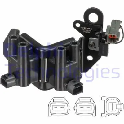 DELPHI GN10414-12B1 Ateşleme Bobini Accent Getz 01 2000> 01 2007 2731022600 2730122600 2730122610 2731022610 96453420 2730123510 CL524 96456420 31998 1970585