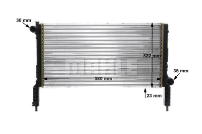 BEHR MAHLE CR 1446 000S Su Radyatörü 46749000 46803028 K46803028 46803031 K46749000 61769 RA0110820 8MK376767671 46749003 K46803031