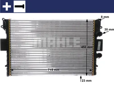BEHR MAHLE CR 2006 000S Su Radyatörü RA0140020 8MK376900234 8MK376900231 8MK376774411 2042023 500396428 500303392