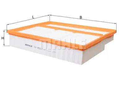 BEHR MAHLE LX 439/1 Hava Filitresi 40941304 6040940004 6040940104 6040941404 6040940404 A0040941304 A6040940104 A6040940004 A6040941404 A6040940404