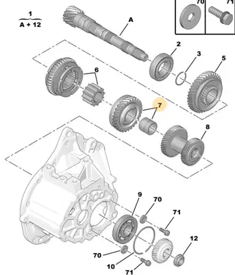 PSA 2335.78 2.Vites Dişlisi 2335.78