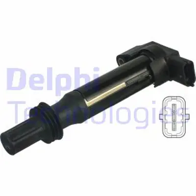 DELPHI GN10584-12B1 Ateşleme Bobini Ds3 1.2 Vtı 12> 208 1.2 Vtı 12> 308 1.2vtı 13> 2008 1.2 Vtı 13> But Fo 9675390980 3639845 CL158 49100