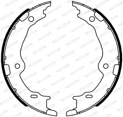 FERODO FSB4123 Fren Balatası Arka 4653050010 4653050040 4653050041 4653050020