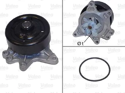 VALEO WP6019 Devirdaim Toyota Corolla 1.4 1.6 2001-2006 Avensıs 1.6 2003-2007 Aurıs Vvtı 1.4 2006-2012 1610009080 1610009130 1610009170 1610009310 161000D020 161000D021 1610029095 1610029175 1610029415 1610029025