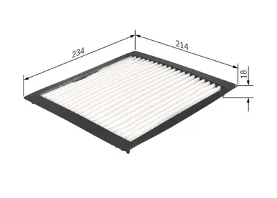 BOSCH 1987432263 Polen Filitresi 87139YZZ04 8713930010 8713948020 8713948030 8713950010 8850848020 871394802083 8850830100 87139YZZ14 87139YZZ02