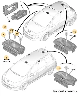 PSA 6362.Q2 Tavan Lambası Ön 6362.Q2