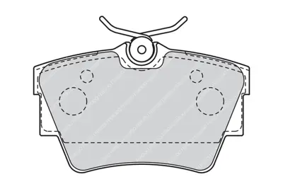 FERODO FVR1516 Arka Fren Balatası Trafıc Iı Iıı Vıvaro 1,6dcı / 1,9 / 2,0 7D0698451C 7D0698451A 7D0698451 701698451C 701698451 7D0698451J 7D0698451G 7D0698451E 7D0698451D 7D0698451B